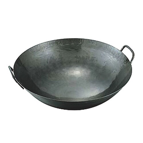 鉄打出中華鍋 1.2mm(取手溶接)33cm
