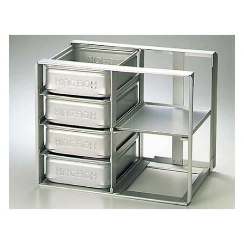 アルミ冷蔵庫用パンラックN−4−T