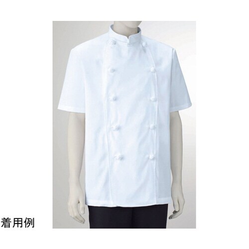 兼用コックコート半袖 白 4L 412−60 4L