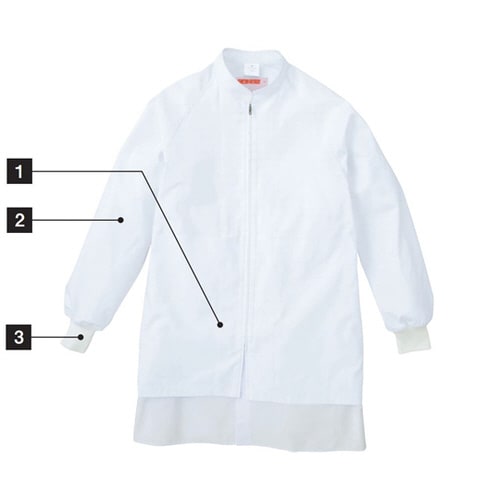 ジャンパーチュニック 白 M 710−30 M