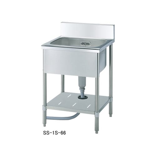 一槽シンク 19.05kg SS−1S−66