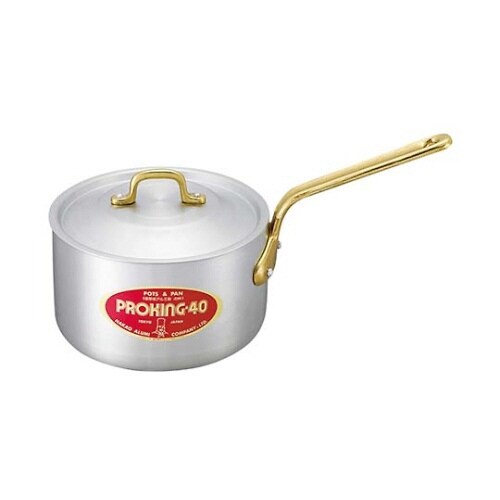 アルミプロキング深型片手鍋(目盛付)24cm