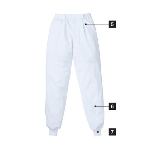 メンズスラックス 白 LL 437−60 LL