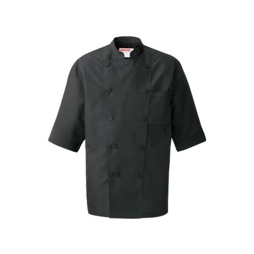 兼用コックシャツ 黒 SS 421−75 SS