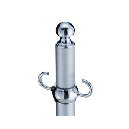 フロアパーティションポールクローム/ヘアーライン