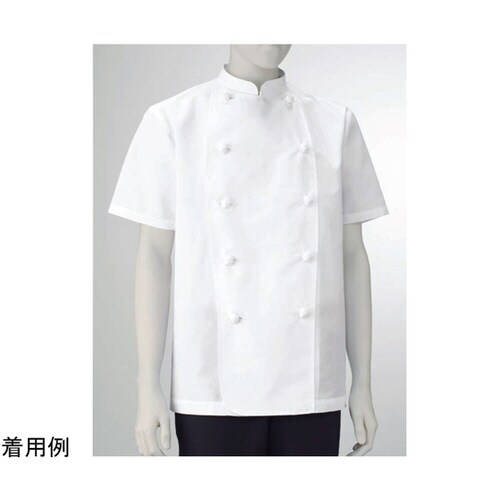 兼用コックコート半袖 白 LL 412−70 LL