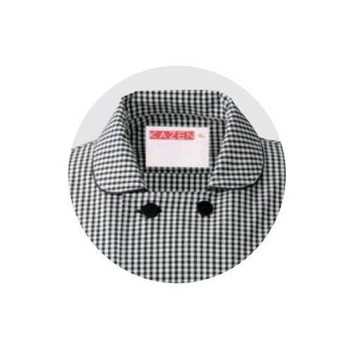 レディスコックシャツ 黒 S 637−25 S