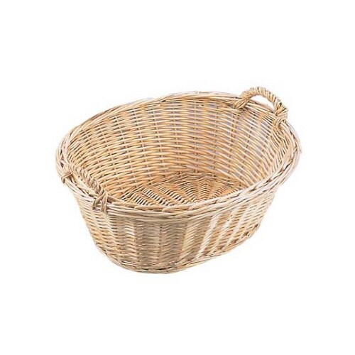 柳製耳付小判カゴ16−759S