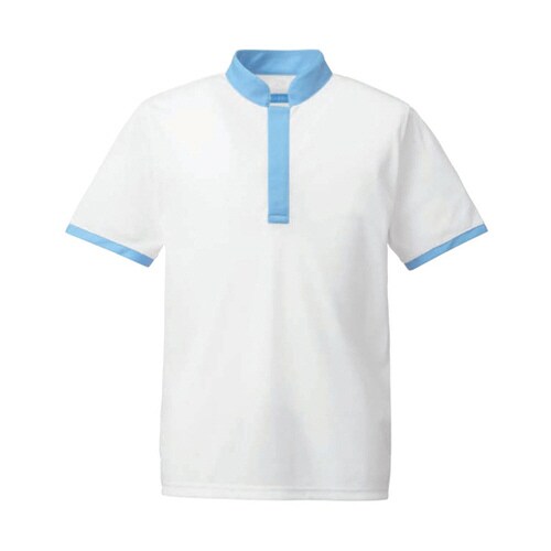 トリコットシャツ サックス S 648−11 S