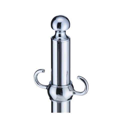 フロアパーティションポールクローム/鏡面