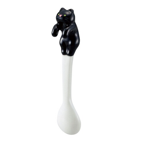 よじのぼりスプーン 黒猫