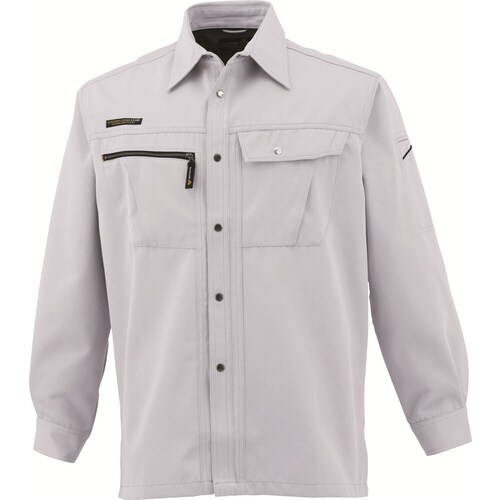 Cs 3501−26−M 長袖シャツ 銀 M