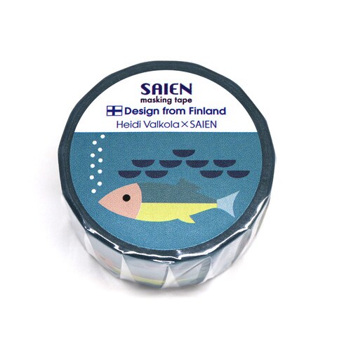 マスキングテープ Fish 20mmx5m