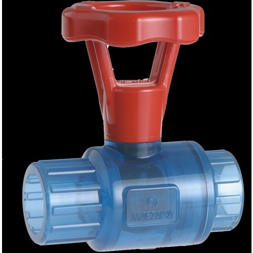 HI−QVA20透明 給水継手 クイックバルブ