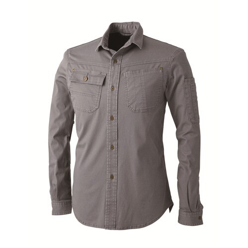 DOG 長袖シャツ L 灰 M