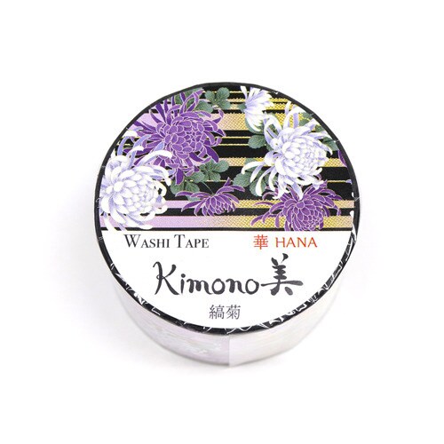 カミイソ kimono美 縞菊