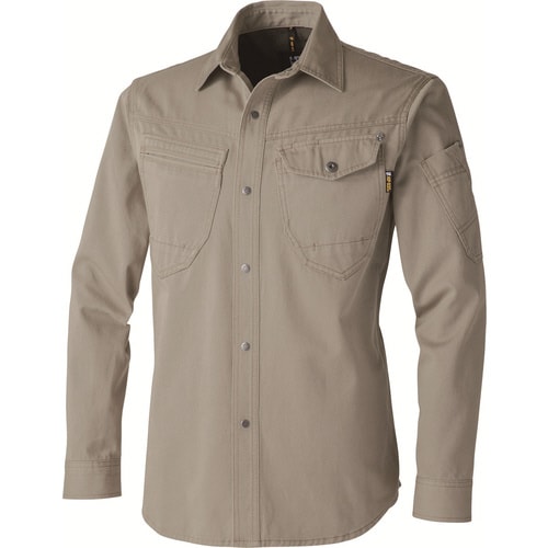 HOP 長袖シャツ ベージュ S