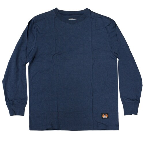 ArmatexR 防炎長袖Tシャツ L ネイビー