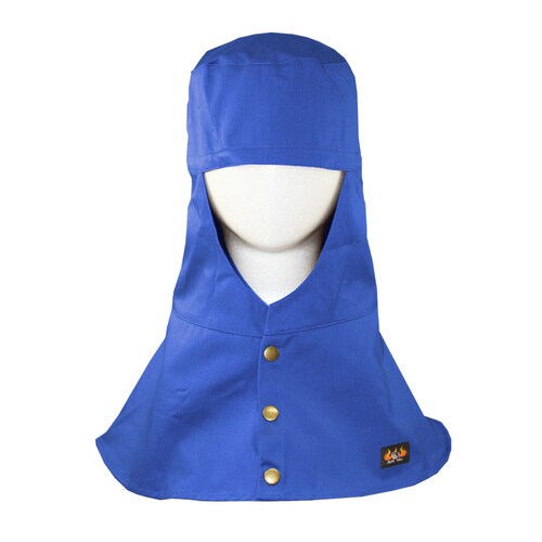 AMTX 防炎頭巾 ツバ無 LL BL