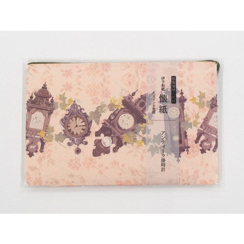 アンティーク掛時計 懐紙入付