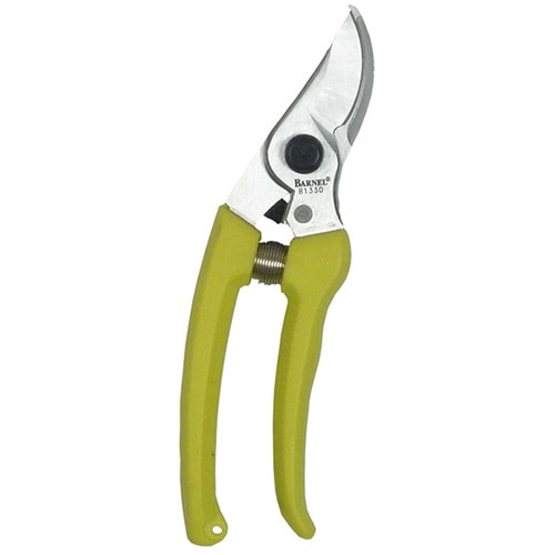 Barnel 剪定鋏 180mm 黄