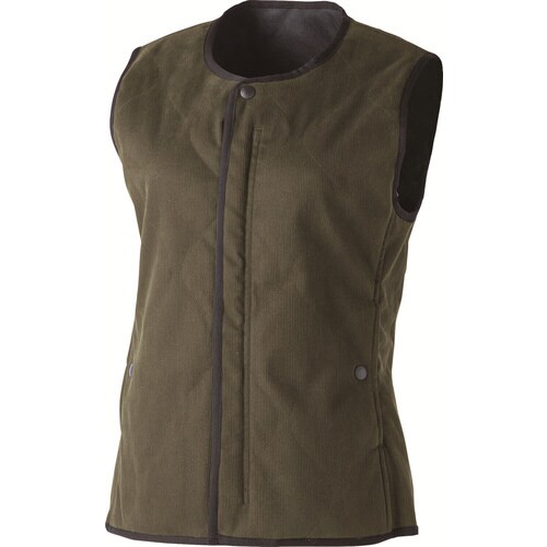 電熱キルティングベストオリーブM