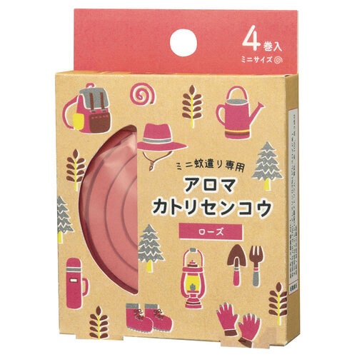 アロマミニ蚊とり線香 ローズ