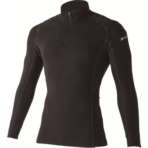 DOG 長袖ハーフジップ 黒 M