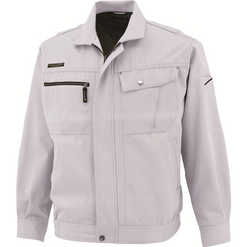 Cs 3508−26−4L 長袖ブルゾン 銀 4L