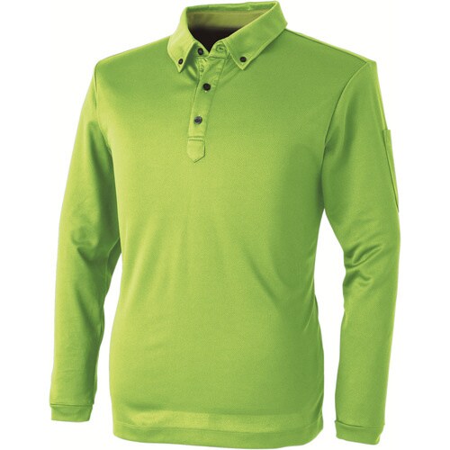 長袖ポロシャツ Yグリーン SS
