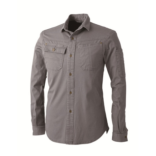 DOG 長袖シャツ L 灰 4L