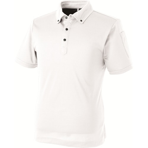 パフォーマンス半袖ポロ シロ M