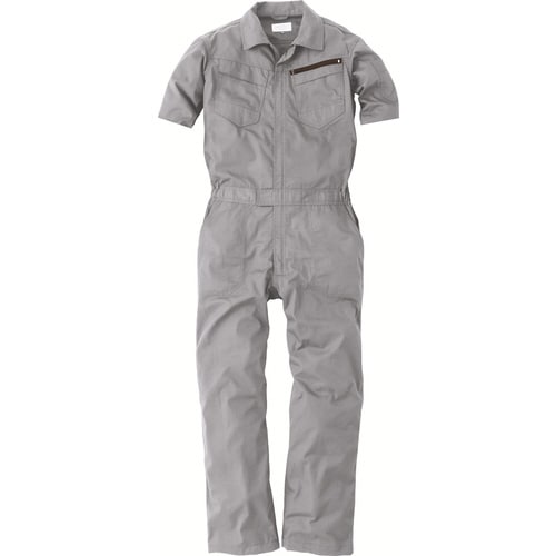 HOP コスパ半袖ツナギ 銀 4L