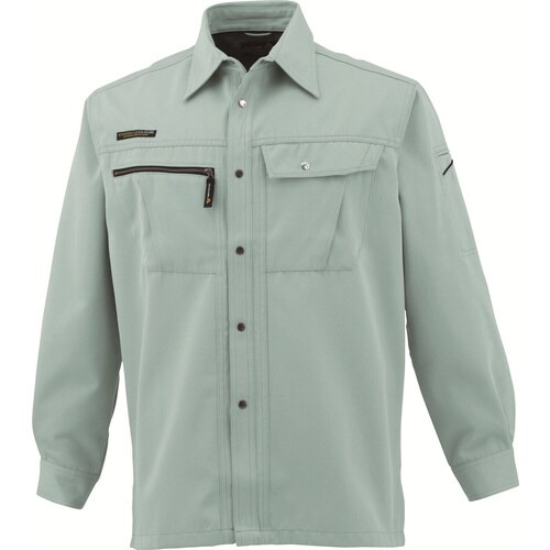 長袖シャツ Fグリーン S