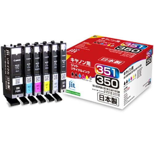 リサイクルインクカートリッジ 6色パック