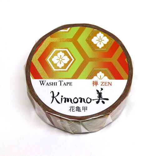 カミイソ kimono美花亀甲 15mmx7m