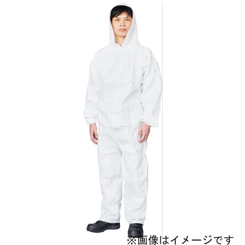 バリア―マンフード付きカバーオール 3L