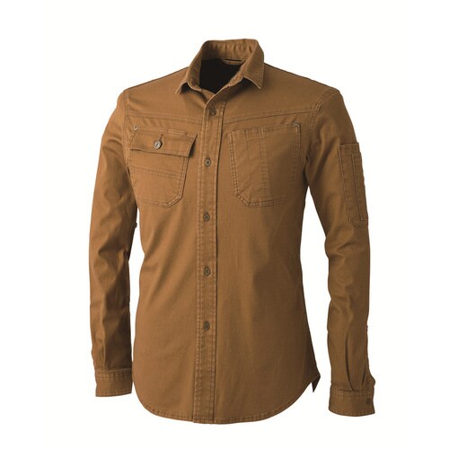 DOG 長袖シャツ D カーキ 6L