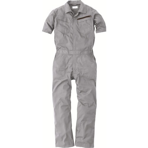 HOP コスパ半袖ツナギ 銀 L