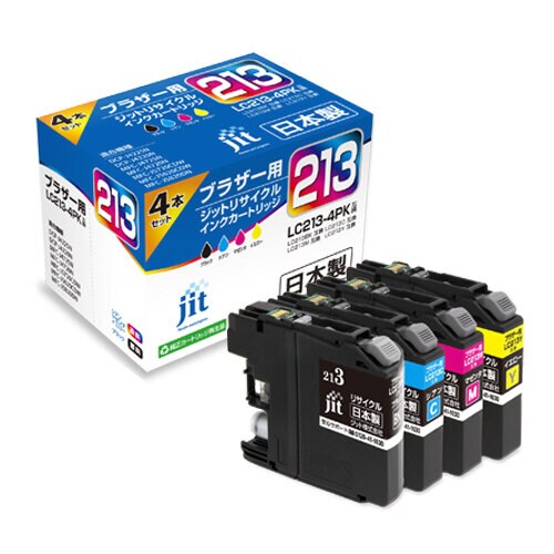 リサイクルインクカートリッジ 4色パック