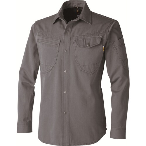 HOP 長袖シャツ 灰 3L