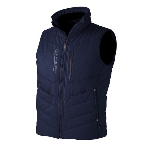 DOG ウォームベスト 紺 黒 3L