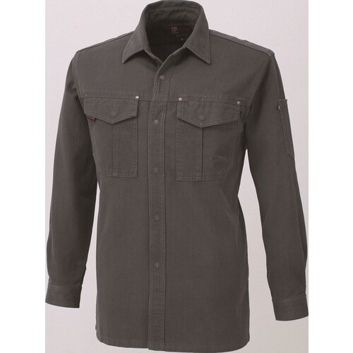 HOP 長袖シャツ ムーン灰 M