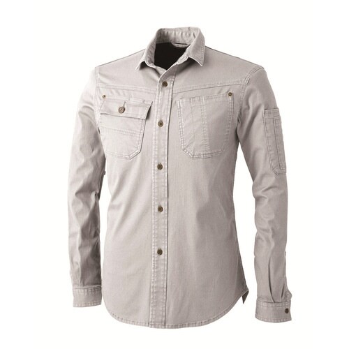 DOG 長袖シャツ アッシュ 灰 6L