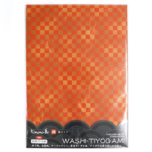 和紙千代紙 市松