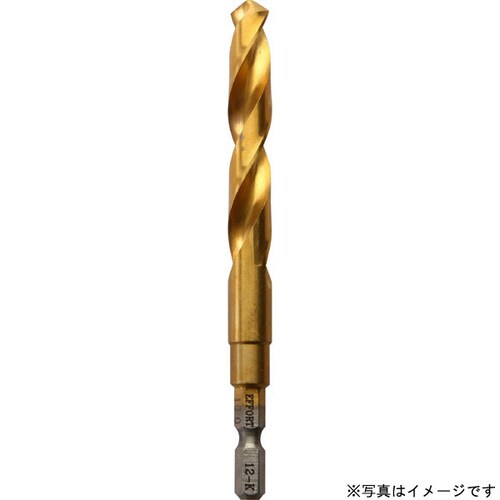 エホート 六角軸鉄工TINコーティング7.0mm