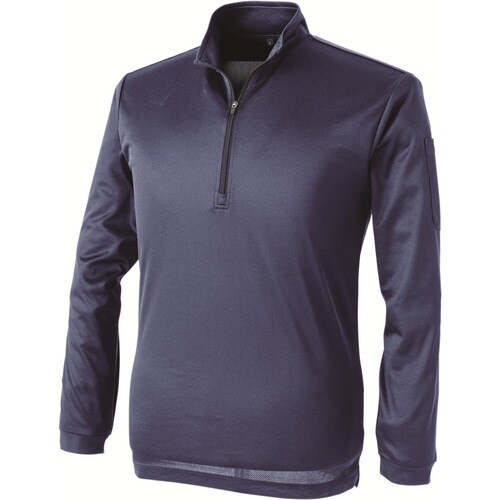 ZIP 長袖ポロシャツ コン S