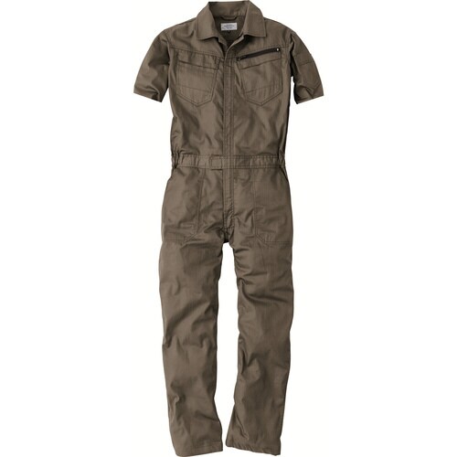 HOP コスパ半袖ツナギ カーキ 6L