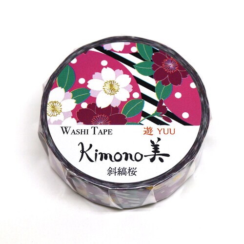 カミイソ kimono美斜縞桜 15mmx7m
