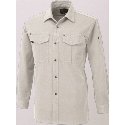 HOP 7901−03−M 長袖シャツ アイボリM